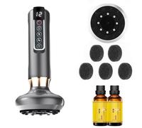 Anti Cellulite Massager, Electric Anti Cellulite Device, 12 Level Adjustable Body Fat Massager For, Portable Body Fat Massage (GREY)