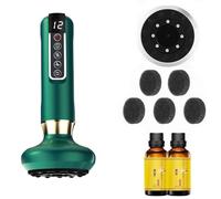 Anti Cellulite Massager, Electric Anti Cellulite Device, 12 Level Adjustable Body Fat Massager For, Portable Body Fat Massage (GREEN)