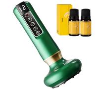 Anti Cellulite Massager, Intelligent Handheld Massage Tool for Anti - Cellulite, Cellulite Massager Fat Remover, Electric Cupping Device with 12 Suction Modes, for Arms, Legs, Back (green)