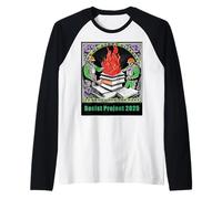 Anti-Censura Resist Project 2025 Protest Art Maglia con Maniche Raglan