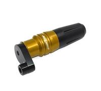 Anti Crash Pad Per accessori moto per Macbor Montana XR5 CNC protezione anti-rotazione cursore di scarico cursore di protezione(Gold-A)