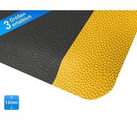 Anti-ermüdungsmatte Arbeitsplatzmatte Protezione Pesanti Soft-Tritt Nero-Giallo