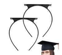 Anti-Fall Hat Headband - Graduations Hat Headband, Round Graduations Cap Headbands, 2 Pieces Headwear Holder, Anti-fall Graduation Headbands For Student Teen Teacher Celebration Formal Ceremony