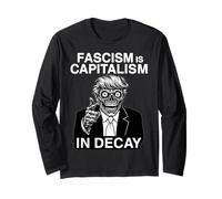 Anti Fascismo Anti Trump Il fascismo è Il capitalismo in decadimento Maglia a Manica