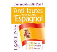 Anti-fautes de vocabulaire espagnol