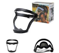 Anti-Fog Protective Full Face_Shield, Reusable Super Face Protective Cover, HD Durable Adjustable Face Visor