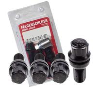 Anti furto bloccaggio serrature bulloni M12x1,5 28mm per Renault 19 I Cabriolet