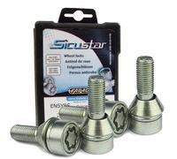 Anti furto bloccaggio serrature bulloni M12x1,5 35mm per Audi 80 A2 Coupe