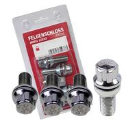 Anti furto bloccaggio serrature bulloni M12x1,5 36mm per VW Caddy I Caddy II Ka