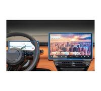 Anti Graffio Navi Film Per LEVC Per EcoTrend L380 2024 2025 Protezione Touchscreen Antigraffio E Antiolio Per Display Di Veicoli(Navigation+Instrument)