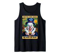 Anti-Guerra Iran Protesta Clown Notizie False Satira Canotta