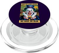 Anti-Guerra Iran Protesta Clown Notizie false Satira PopSockets PopGrip per MagSafe