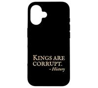 Anti King No Kings - Citazione divertente della storia sarcastica Custodia per iPhone 16
