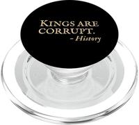 Anti King No Kings - Citazione divertente della storia sarcastica PopSockets PopGrip per MagSafe