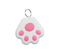 Anti Lost Tracking Device Cat Claw Shaped Dog GPS Tracker RealTime Wireless Key Finder Portable Alarm Sensor Pink