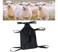 Anti Mating Goat Skirt Livestock Clothing,Ewes Breeding Apron,Livestock Anti-Breeding Apron with Adjustable Straps,Efficient Control,Quick Identification of Animals,for Pastures and Sheep(Color:black)
