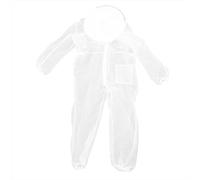 Anti-morso delle api, trasparente, in un unico pezzo, maglia di nylon, tuta per apicoltura, abbigliamento per api, forniture per vestiti (XXL)