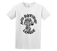 Anti Nowhere League Printed Hardcore Punk Rock Retro Vintage Men's T-Shirt Unisex White Cotton Hip Hop Print Tee Shirts XXL