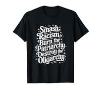 Anti-Oligarchy Anti-Patriarchy Anti-Racism Activist Maglietta