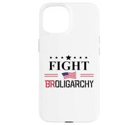 Anti Oligarchy Fight Fascism Deport No Kings Save Democracy Custodia per iPhone 15