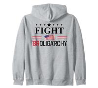 Anti Oligarchy Fight Fascism Deport No Kings Save Democracy Felpa con Cappuccio