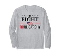 Anti Oligarchy Fight Fascism Deport No Kings Save Democracy Maglia a Manica