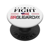 Anti Oligarchy Fight Fascism Deport No Kings Save Democracy PopSockets PopGrip Adesivo