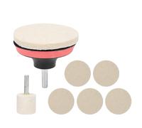 anti Parabrezza Vetro Scratch Remover 100g Kit di Lucidatura Polvere Ossido Cerio Ruote Set Cuscinetti Lucidi