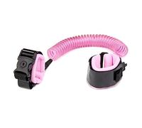 Anti perso Polso Cintura per Bambino, Guinzaglio per bambini 1-10 anni, Imbracatura da polso di sicurezza per bambini con serratura, comoda rotazione a 360 ° Polsini con cordino per bambini (rosa 1,5