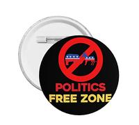 Anti politica Entrambi succhiano le spille dei bottoni Nessuna politica Spille anti politiche della zona franca Defund Abolire i politici Distintivo rotondo per abbigliamento Borsa Cappello Accessori