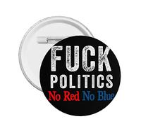 Anti politica Entrambi succhiano le spille dei bottoni Nessuna politica Spille anti politiche della zona franca Defund Abolire i politici Distintivo rotondo per abbigliamento Borsa Cappello Accessori