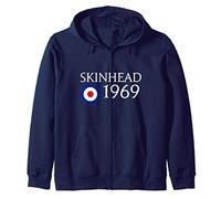 Anti-Racist Skinhead Clothing 1969 Trojan Skinhead Felpa con Cappuccio