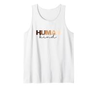 Anti Razzismo Tipo Umano Tono Pelle Inclusione Fine Razzismo Canotta