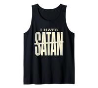Anti Satana Tshirt Divertente Cristiano Gesù Dio Chiesa Canotta