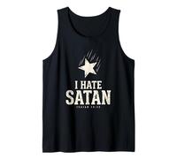 Anti Satana Tshirt Divertente Cristiano Gesù Dio Chiesa Canotta