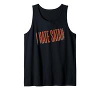 Anti Satana Tshirt Divertente Cristiano Gesù Dio Chiesa Canotta