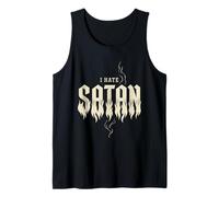 Anti Satana Tshirt Divertente Cristiano Gesù Dio Chiesa Canotta