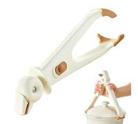 Anti scald Bowl Clip - ABS Silicone Stainless Steel 7 x 6,4 x 24 cm non Slip | Bird Design Kitchen Dish Clamp, Microonde Cooking, Baking, Hot Plate Gripper | Oven Fryer Food Serving