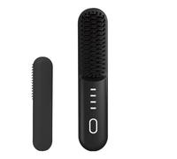 Anti-scald Hair Comb, Portable Straightening Brush, Quick Styling with Ceramic Feature, Lightweight Styler for Long Short, Beauty Tool with Ergonomic Design, Hair Care Accessory for Travel