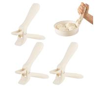 Anti Scald Plate Gripper - Non-slip Hot Plate Grippers | Insulation Clip Kitchen Plates Gripper | 3 Pieces Adjustable Anti-Scald Ergonomic For Cooking Microwave Oven Air Fryer Pots Steamer Egg Custard