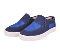 Anti scarpa statica ESD con la maglia per il blu pulito dell'officina della fabbrica, Blu, 8 Women/7 Narrow Men