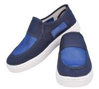 Anti scarpa statica ESD con la maglia per il blu pulito dell'officina della fabbrica, Lunghezza del piede blu: 265 cm, 9.5 Women/8.5 Narrow Men