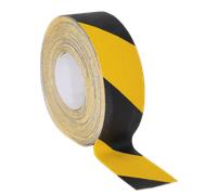 Anti-scivolo Nastro Autoadesivo Nero Giallo 50mm X 18m - Sealey ANTBY18 Nuovo