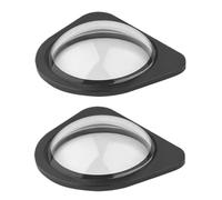 Anti-Scratch Front Camera Cover, 8x8x2cm, Tempered Glass Aluminum Alloy Protector, Vehicle Guard, Shielding, Protecting, Maintaining, Guarding