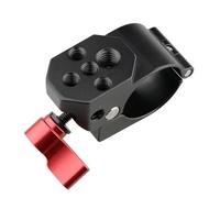 Anti Shake 30mm Metal Rod Clamp With Double Thread 1/4 e 3/8 Rotazione Regolabile per Stabilizzatori Display Mount Stabilizzatori Monitor Morsetto