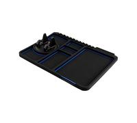 Anti-Skid Car Dashboard Sticky Pad - Blue Dash Anti-Slip Mat with Phone Holder for Car Accessories