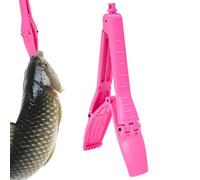 Anti Slip Fish Grippers, Foldable Clamp Tool, 8x3 Inches Catcher with Secure Grip, Multifunctional Steel Fishing Gear, Creative Clamp with Modern Design, Outdoor Accessory for Bass and Catfish