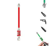 Anti-Slip Magnetic Phillips Bit with Spring, 2025 New Strong Magnetic Durability Screwdriver Drill Bit Set, Magnetic Phillips Bit,No More Slipping of Saw Teeth, for Power Tools, Screws (Red 110mm 1)