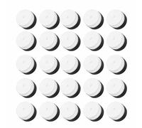 Anti Slip Tennis Badminton Racket Overgrips 25pcs Soft Assorbent Sweat Grip Tape per Le Canne da Pesca Raccolto di Zucca (White)