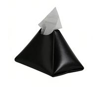 Anti-Slip Tissue Holder, Triangle Tissue Cube Storage, 8.27 × 4.33 × 5.12in Container with Stable Base, Durable Storage Holder, Paper Box with Decorative Design, Tissues Organizer for Home